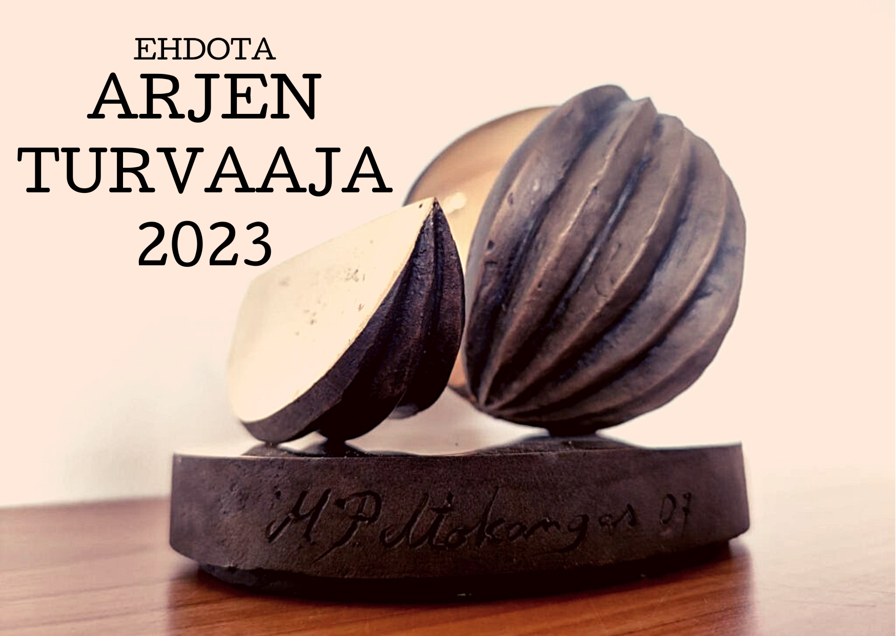 Ehdota Arjen turvaaja -palkinnon saajaa 14.10. mennessä